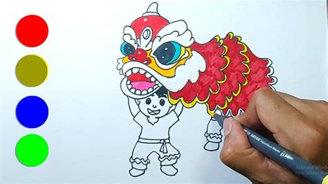 Cara Menggambar Barongsai Youtube