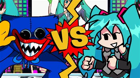 M U G E N Battles Huggy Wuggy Vs Hatsune Miku Poppy Playtime Vs