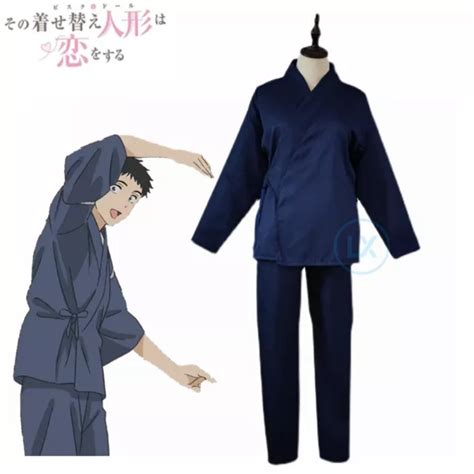 Unisex Anime Cos My Dress Up Darling Gojo Wakana Cosplay Costume Kimono