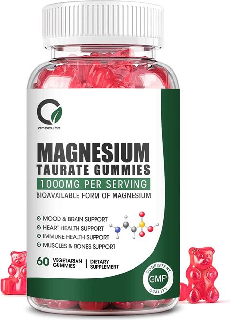 Amazon Magnesium Taurate Gummies With Magnesium Taurate 1000 Mg