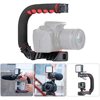 Amazon Zeadio Video Action Stabilizing Handle Grip Handheld Stabilizer With Hot Shoe Mount