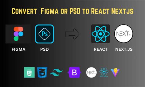 Convert Figma To React Or Nextjs Psd To React Nextjs Using Tailwind