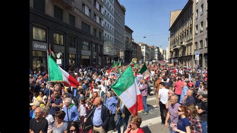 Corteo Aprile A Milano Brigata Ebraica Contestata Youtube