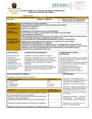 Quimica 3er Grado 2019 2020 Doc PLANEACIONES DE CLASE DEL SEGUNDO