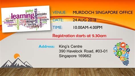 Singapore Symposium on Applied Learning & Teaching by Murdoch