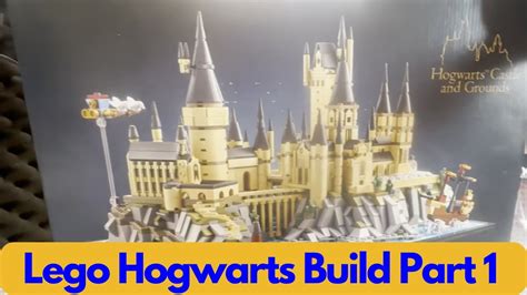 Lego Hogwarts Castle Build Part 1 YouTube