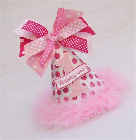 Hot Pink Polka Dot Party Hat Etsy