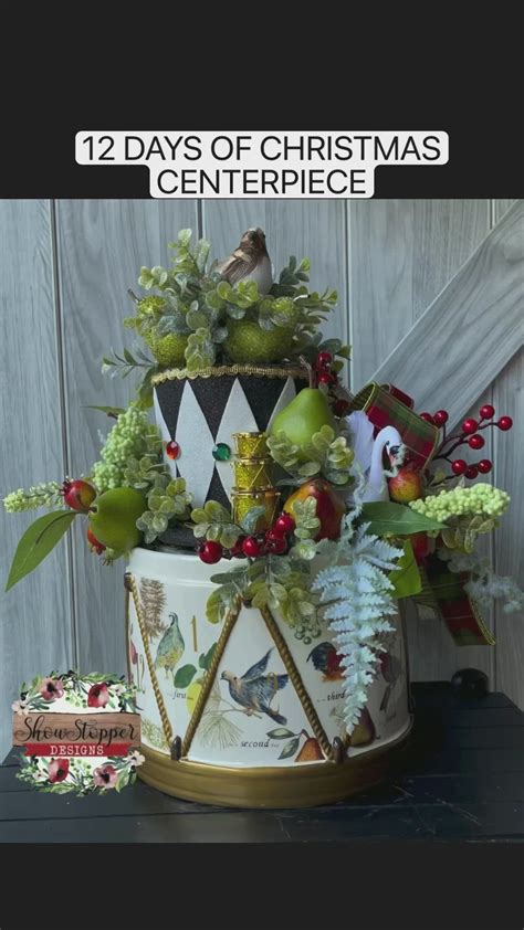 12 Days Of Christmas Centerpiece