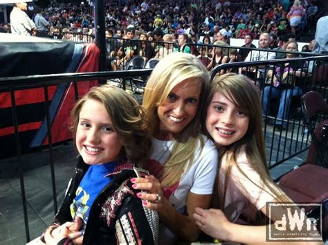 Ultimate Warriors Widow Dana And Their Daughters Indiana Marin And