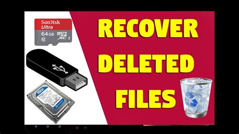 How To Recover Deleted Files From USB Memory Card Hard Drive And