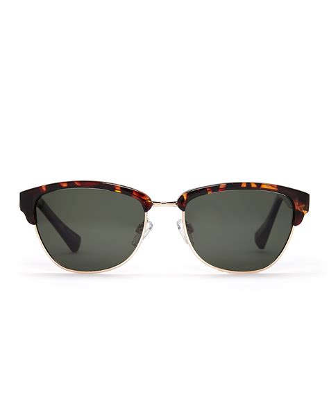 Lyst Cole Haan Dark Tortoiseshell Look C16157 Clubmaster Sunglasses