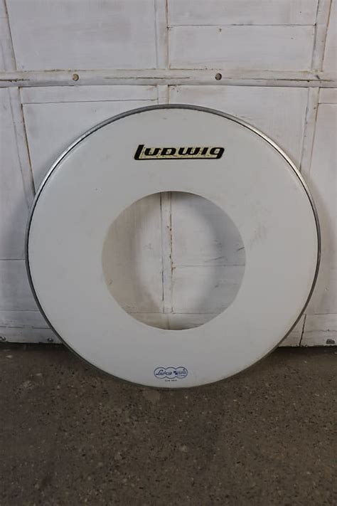 Ludwig 22 Weather Master Bass Drum Head Vintage 1970s Reverb Uk