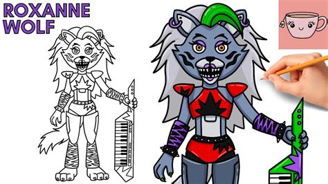 How To Draw Roxanne Wolf Roxy Five Nights At Freddy S Security