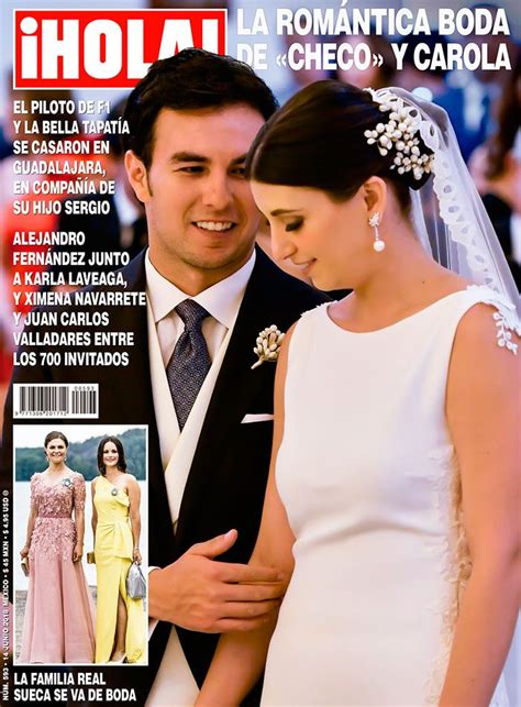 A Bride And Groom On The Cover Of An Italian Magazine Hola La