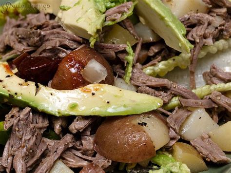 Salpicon De Res Poblano Shredded Beef Beef Beef Salad