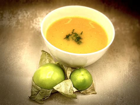 Roasted Pepper And Tomatillo Soup Cut 2 The Recipe Online Recipe Book