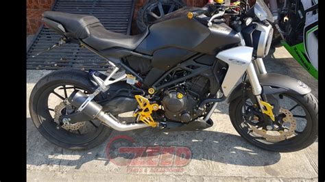 Honda Cb300r Carbon Full Exhaust Youtube