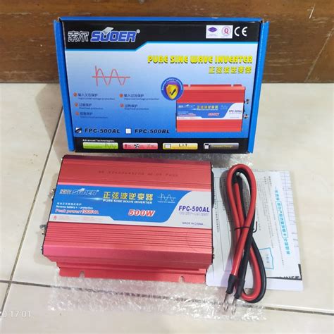 Jual SUOER Solar Power Inverter PSW Pure Sine Wave Murni 500watt FPC