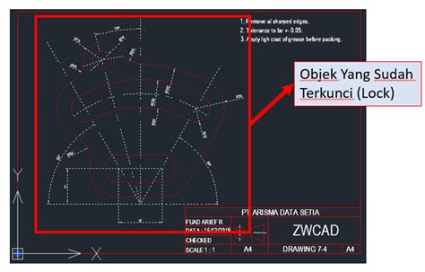 ZWCAD LOCK And UNLOCK Feature Reseller ZWCAD Indonesia