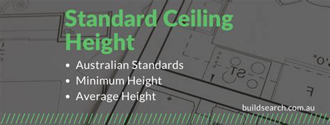 Standard Ceiling Heights Australian Legal Requirements