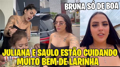 Juliana Priscila E Saulo Cuidando Muito Bem De Larinha Bruna So De Boa