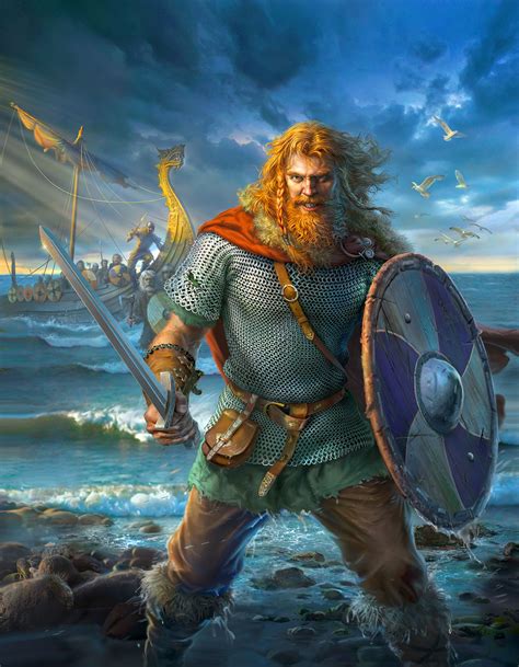 Viking Warrior By Mark Fredrickson Viking Warrior Viking Art