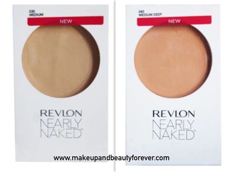 All Revlon Nearly Naked Pressed Powder Review Shades Swatches Price