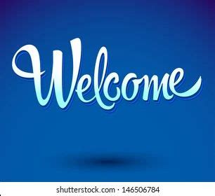 Welcome Calligraphy Images, Stock Photos & Vectors | Shutterstock ...