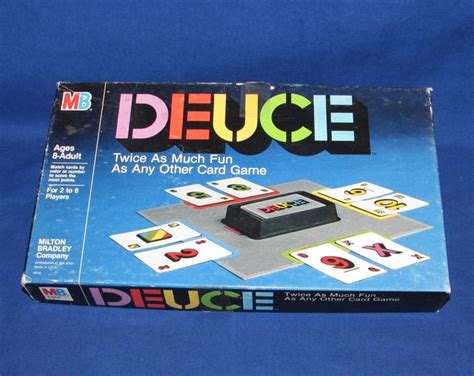 DEUCE CARD GAME 1985 Milton Bradley - Etsy