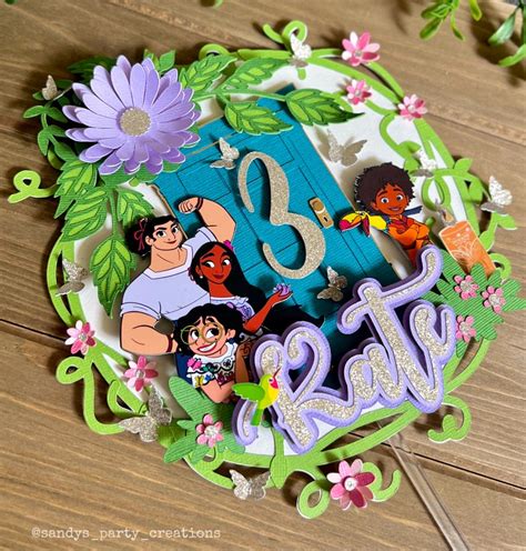 Encanto Cake Topper Encanto Personalized Cake Topper Encanto Etsy