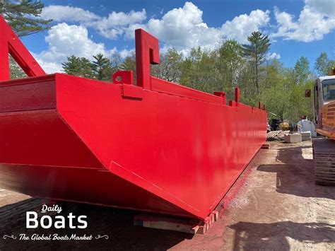 2022 New Build Steel Sectional Barges With Spuds And Hydraulic Ramps En