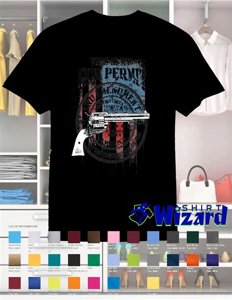 Second Amendment T Shirt With Flag Etsy