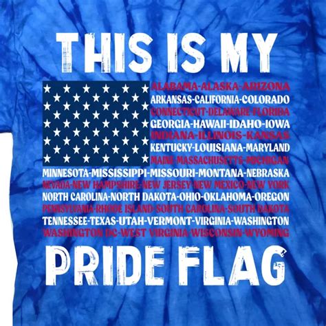 This Is My Pride Flag Usa Us Flag Tie Dye T Shirt Teeshirtpalace