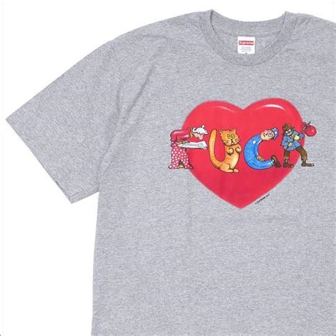 SUPREME シュプリーム Fuck Love Tee GRAY 200 007584 142 新品 17082902 クリフエッジ 通販 Yahoo ショッピング