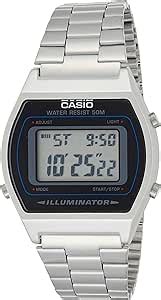 Casio Reloj Digital para Unisex Adultos de japonés con Correa en Acero