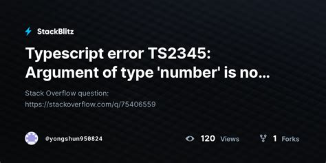 Typescript Error TS2345 Argument Of Type Number Is Not Assignable To