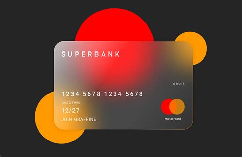 Glassmorphism Debit Card Design On Behance