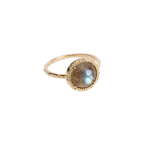 Achat Bague Ana Cha Phoebe En Plaqu Or Et Labradorite