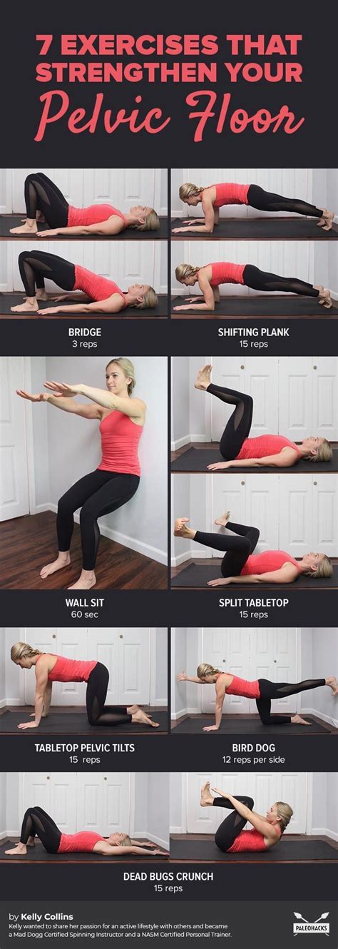 Exercises to strengthen the pelvic floor. #postnatalexercises #fitmom ...