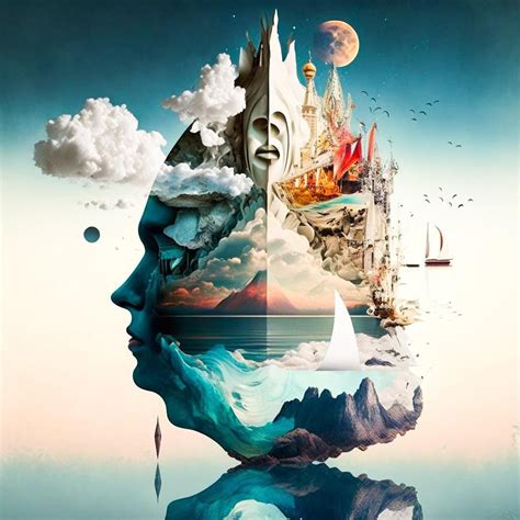 surrealism art faces rmidjourney
