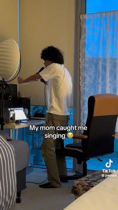 My Mom Caught Me Singing Singing Viral Cover Youtube