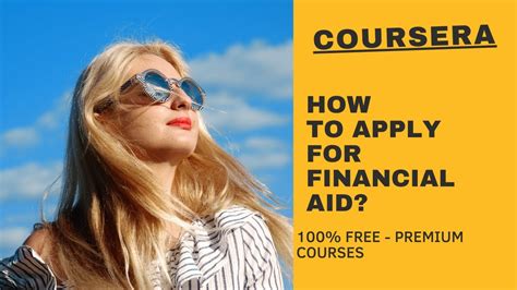 How To Apply For Financial Aid On Premium Courses Coursera YouTube