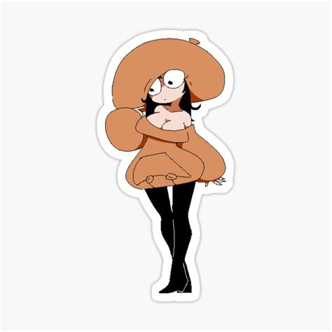 Pizza Tower Mushroom Topping Waifu Sticker For Sale By Darkmysteryman Redbubble