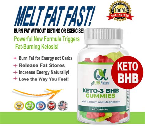 Alpha Natural Keto BHB Gummies - The Tasty Solution to Effortless ...