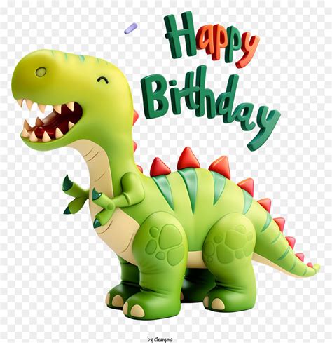 Dinosaure Joyeux Anniversaire Dessin Anim Png Dinosaure Joyeux