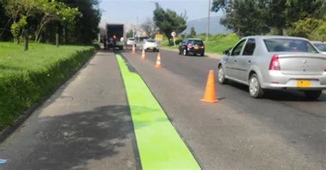 Para Qué Se Pintó De Verde Un Carril En La Autopista Norte De Bogotá Infobae