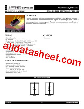 PAM39SD70AL Datasheet PDF Protek Devices