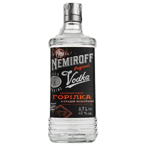 Горілка особлива Nemiroff Оригінал, 40%, 0,7 л (413766) купити у Києві ...