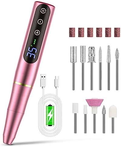 Amazon NAILGIRLS Cordless Electric Nail Drill Machine 11 In 1 Kit