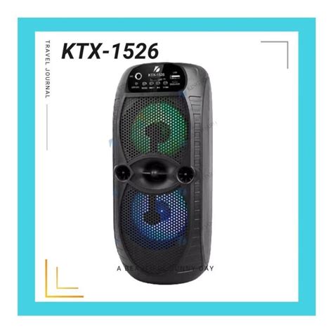 Fuella Ph Ktx X Inch Super Bass Karaoke Wireless Bluetooth